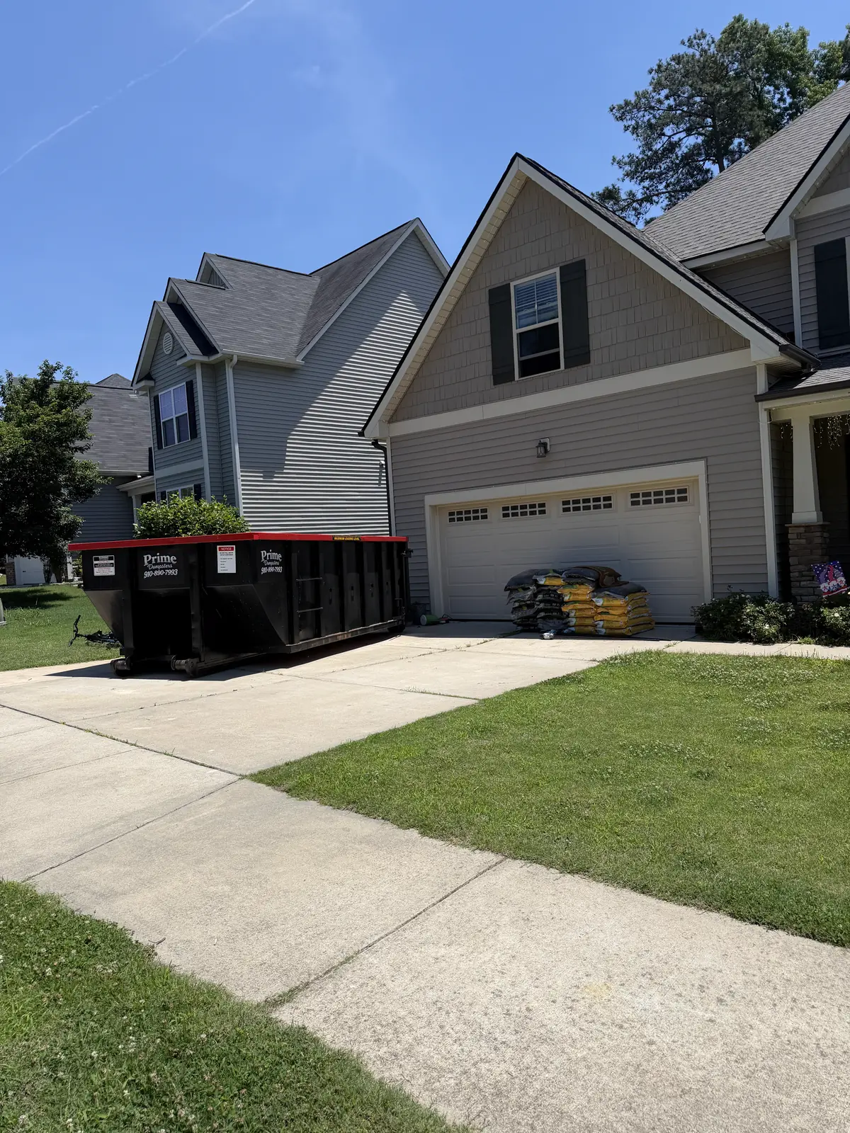20 yard roll-off dumpster rental